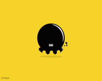 章魚形象Logo
