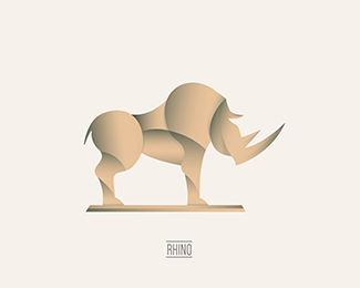 犀牛形象Logo的設(shè)計